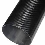 Racing Type Flexible Bicycle Carbon Fiber Tubing With 3K Twill Plain Weave