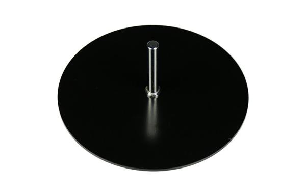 Custom Advertising Indoor Flag Pole Base , Round Metal Plate for Quick