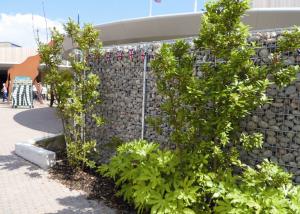 Wholesale Welded Galvanized Reinforced Stone Cage Gabion Fence System 1.5m Width from china suppliers