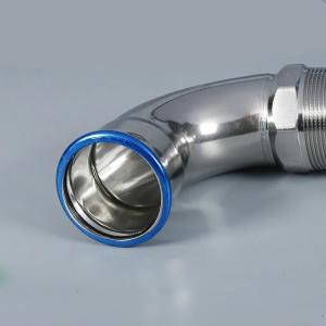 Wholesale Forged Inox Press Fittings DN20 D25 D32 D40 D50 SS 90 Degree Elbow from china suppliers