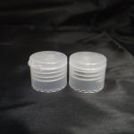 Round Transparent 24mm PP Plastic Flip Top Cap For Oil Snap Bottle