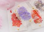 acrylic invitation magnetic wedding and envelope card double layers flower