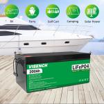 Visench Direct factory lifepo4 battery 48v120Ah 200Ah Deep 6000 Cycles with BMS