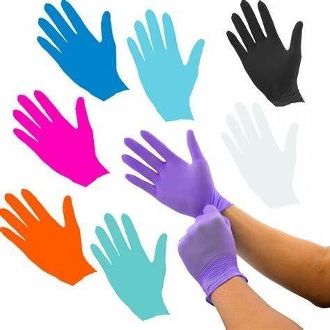 Best Manufacturers Beauty Make up Powder Free Nitrile Gloves in Different