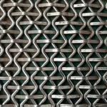 Stainless 1mm-1.2mm Wire Decorative Metal Screen For Cabinets