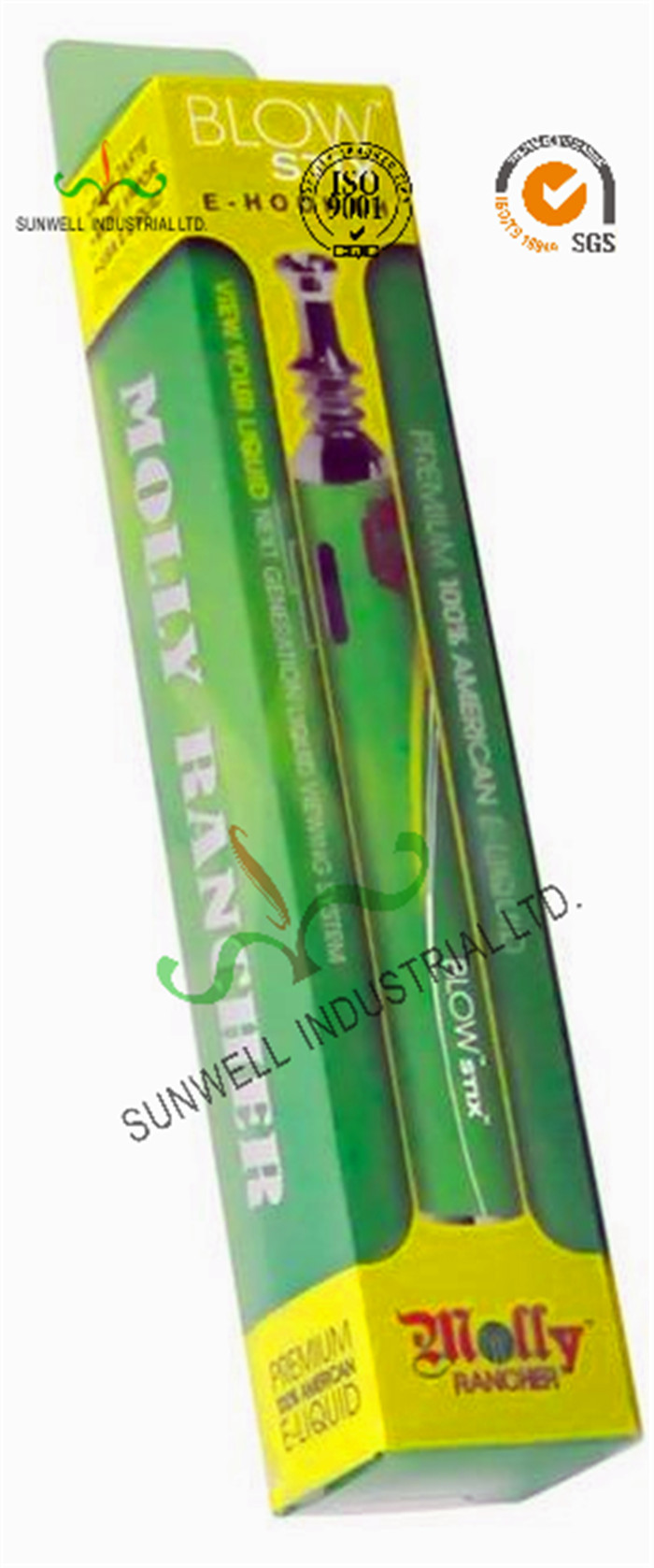 Mutli Colors Printing Cylinder Plastic Boxes For Packaging Electronic Cigarette