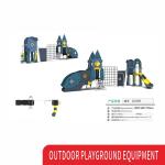 Custom Kids Playground Equipment Large Plastic Slide Children Outdoor