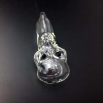 Cartoon Cool Design Yellow Hookahs Smoking Handy Pipe Straight Tube OEM / ODM