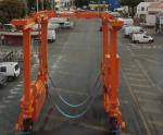 5-15m Lifting Mobile Boat Hoist Crane Single Or Double Beam Diesel Engine