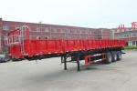 Suspension leaf springs steel sidewall side tipping flatbed trailers with side