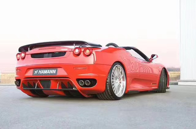 For Ferrari F430 Body Kit F430 Upgraded HAMANN Style Front Shovel Diffuser Spoiler Side Skirt F430 Carbon Fiber Body Kit