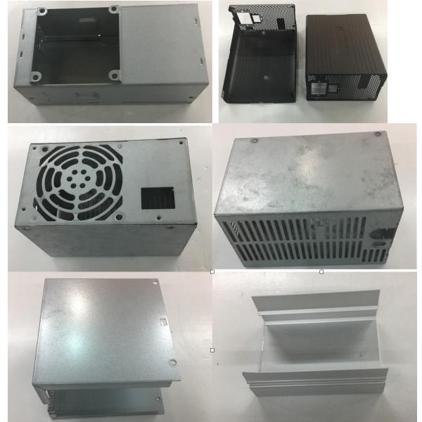 SGS Silver Galvanized Iron CNC Metal Stamping Computer Power Supply Box