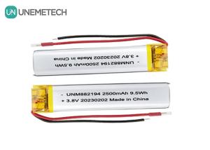 Wholesale Custom 882194 High Voltage LiPo Battery 4.35V 2500mAh 1 Year Warranty from china suppliers