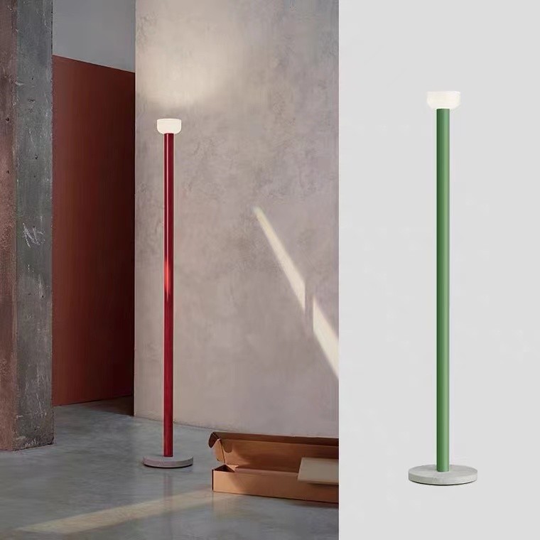 Nordic Modern Standing Floor Lamp For Indoor Home Decoration Red Standing Floor Light For Living Room