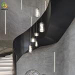Nordic Creative Post Modern Staircase Marble Pendant Light Bar Bedroom Bedside