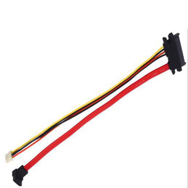Sata Data Extension Cable Copper Core 3.07+7+15p+ Small 4P 50cm