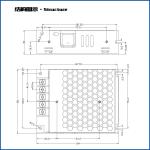 IP20 Indoor 1.46A 35W Slim LED Driver 24V LED Strip Power Supply