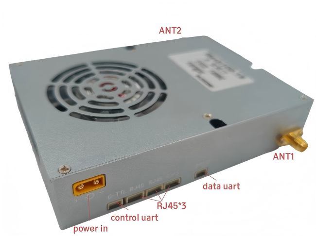 100km TDD IP Full Duplex Transceiver Maritime Mesh Networking Communication System