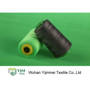 100% spun polyester sewing thread , Knitting / weaving strong polyester thread