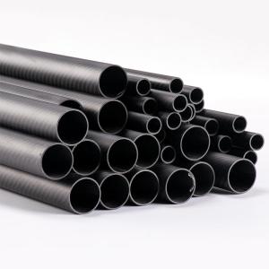 Wholesale 3K Roll Wrapped Twill Matte Finish Carbon Fiber Tube 8 / 10 / 12 / 16 / 22 / 25 / 30mm from china suppliers