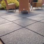 Weatherproof Rubber Floor Mat for Outdoor Play Areas"