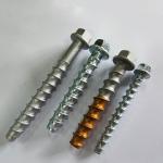 Cement self-cutting thread anchors Hexagon flange self-cutting screws Concrete