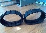 Small Machinery Robot Rubber Tracks 39 Links 12.7mm Pitch