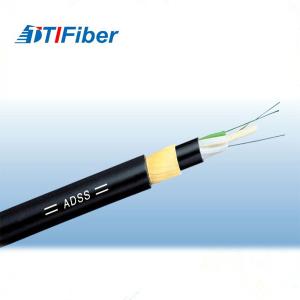 Wholesale All - Dieletric Fiber Optic Cable 24 Core Single Mode ADSS PVC LSZH PE Jacket from china suppliers