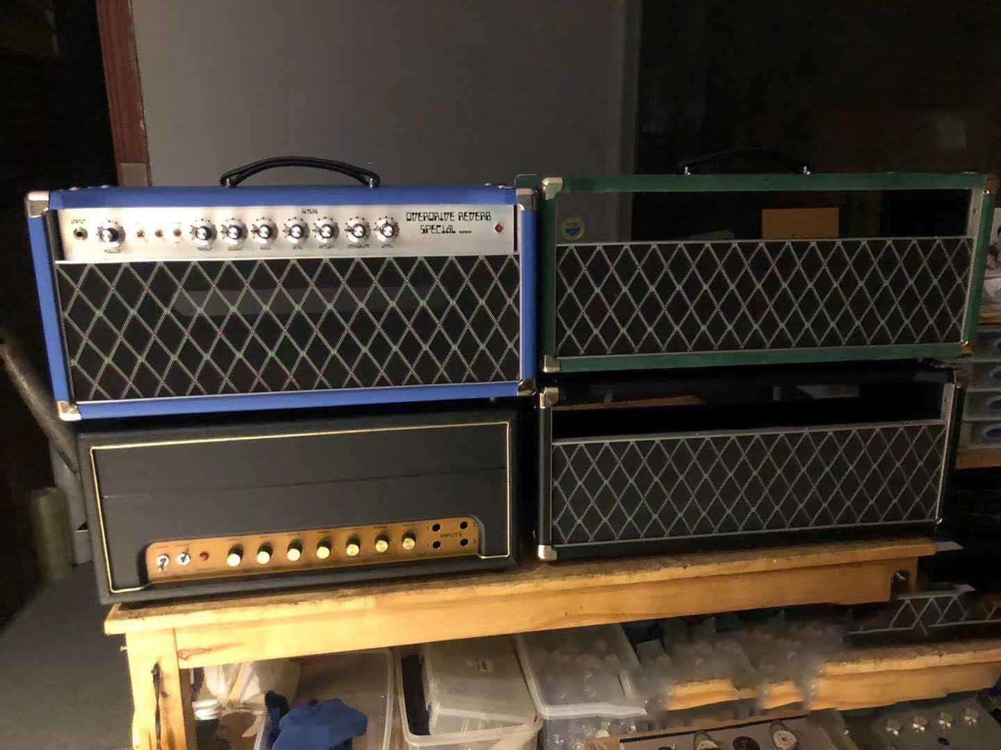 Custom Grand Tube Amplifier Head Overdrive Special Reverb 60W 2*6L6 5*12ax7 1*12at7 Tubes