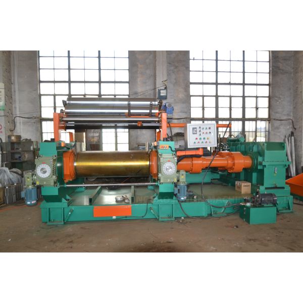 XK-610 Two Roll Mixing Rubber Mixer with Turning Device for Two Roll Mills