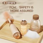 Easy Operation Liquid Storage Foam Patent Food Grade Silicone nipple Brush