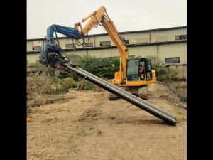 Wholesale 10 Meter Vibrating Pile Driver For Long Lasting Construction 2800 Rpm from china suppliers