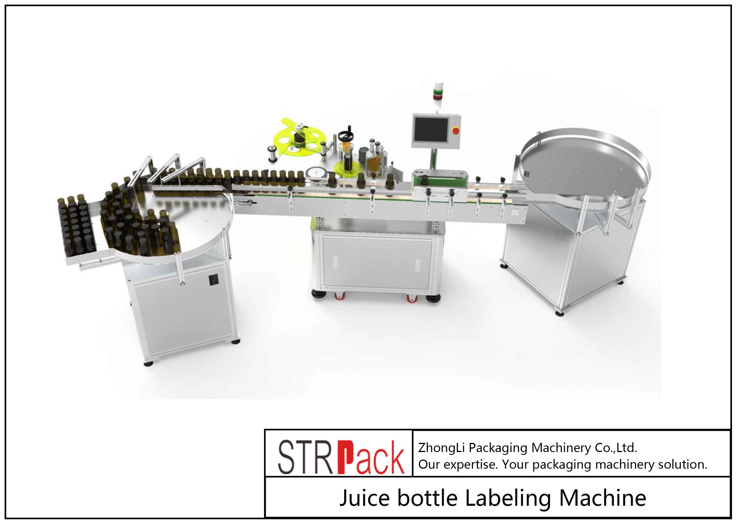 Bottle Self Adhesive Label Applicators High Accuracy Professional