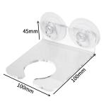 Wall Mounted L Shape Clear Acrylic Wine Holder Lucite Wine Rack Customized Size