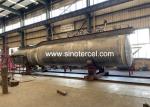 Q235 Carbon Steel Fuel Tank Semi Trailer With One Compartment For Bulk Transport