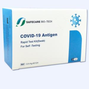 Wholesale safecare COVID-19 Antigen rapid test kit (swab) for self-testing at home Manufacturer from china suppliers