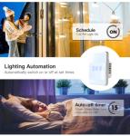 ABS Glass Touch Dimmer Tuya Smart Switch Smart Life APP Control