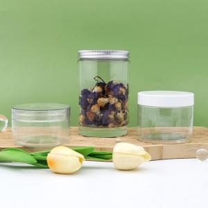 Wholesale Food Packaging 250ml 500ml Black Amber Clear Pet Plastic Jar With Plastic Lid from china suppliers