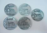 Metal Souvenir Coin / Personalized Coins Antique Silver, Copper, Silver, Anti -