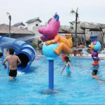 Rabbit Cartoon Aqua Play Structures, Spray Park Equipments, Water Playground