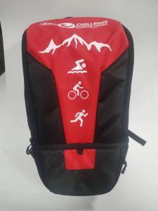 Wholesale Detachable Bike Helmet Backpack Bag Red With Dry / Wet Separation from china suppliers
