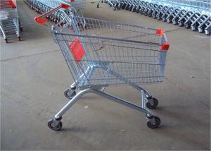 Wholesale Metal Color Supermarket Shopping Trolley With Crash Protection Function from china suppliers