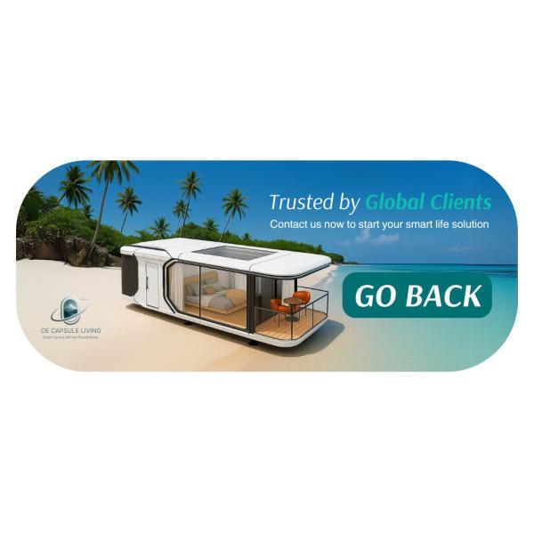 Luxury Bedroom Living Room Modern Prefab Smart Tiny Space Capsule Mobile Modular Container Capsule House Hotel