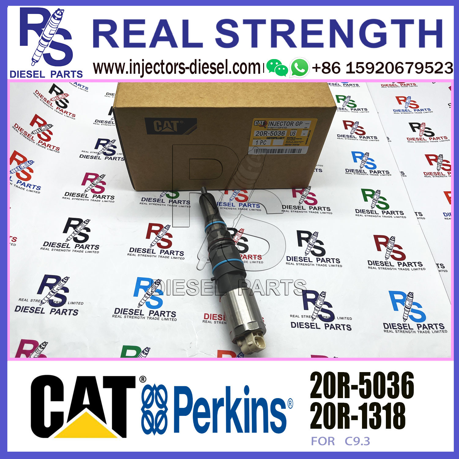 4563493 20R5036 Common Rail Fuel Injector 456-3493 20R-5036 For CAT C9.3 Engine
