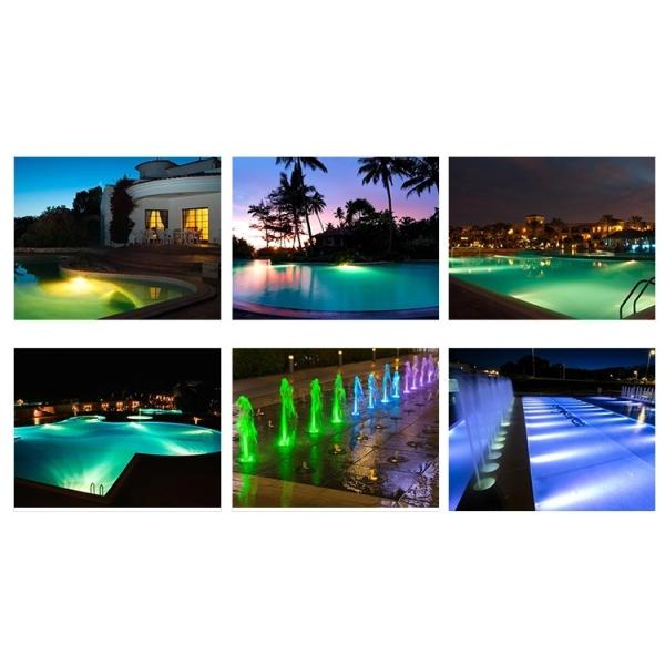 12v/24v AC / DC RGB LED Pool Light , IP68 LED Swimming Pool Light Durable