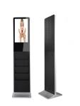 22'' LCD Newpaper Digital Signage Kiosk Information 10 Point For Shopping Mall