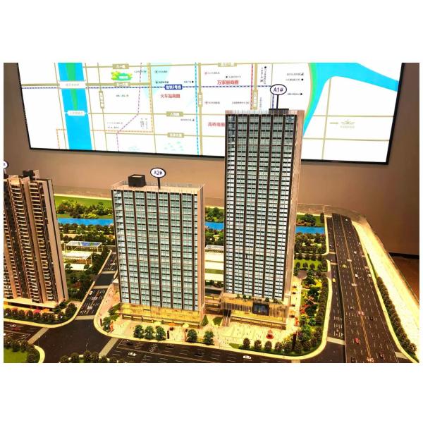 Modern Mixed Architectural Scale Model Office Building Architectural Model 1:100