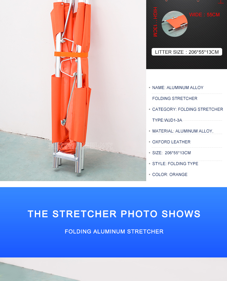 Patient Transfer Roll Up Stretcher Hospital Medical Stretcher