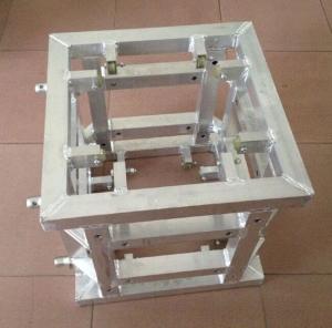Wholesale Silver Corner Block Truss Coupler , Aluminum Stage Truss System from china suppliers