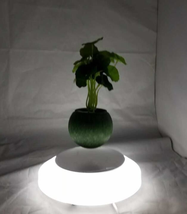 new beauty gift magnetic levitation air bonsai pot , floating plant pot display stands